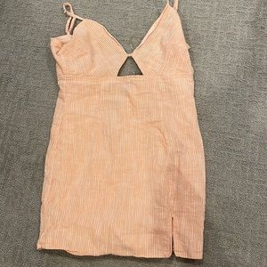 Pacsun Orange stripped dress
